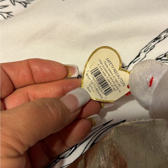 TY Beanie Baby 2000 Halo II 2 Bear- RARE BROWN NOSE AND TAG ERRORS - Picture 3 of 5